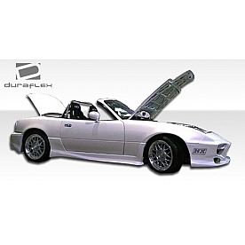 Extreme Dimensions Side Skirt - Primered Fiberglass Reinforced Plastic Black Set of 2 - 100963