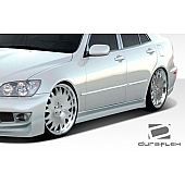 Extreme Dimensions Side Skirt - Primered Fiberglass Reinforced Plastic Black Set of 2 - 107767