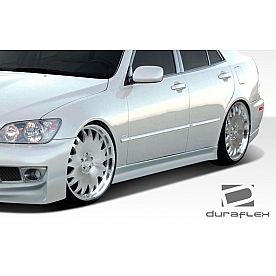 Extreme Dimensions Side Skirt - Primered Fiberglass Reinforced Plastic Black Set of 2 - 107767