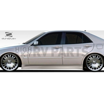 Extreme Dimensions Side Skirt - Primered Fiberglass Reinforced Plastic Black Set of 2 - 107767-1