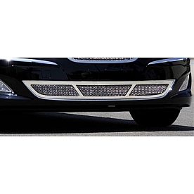 T-Rex Truck Products Bumper Grille Insert Mesh Polished Silver Stainless Steel - 55498
