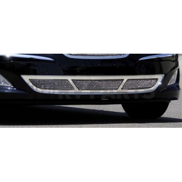 T-Rex Truck Products Bumper Grille Insert Mesh Polished Silver Stainless Steel - 55498