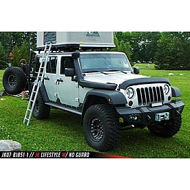 Fab Fours Bumper Lifestyle 1-Piece Design Steel Natural - JK07B1851B