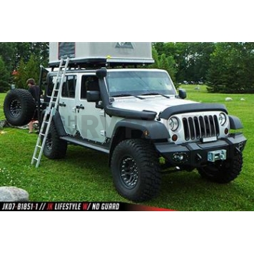 Fab Fours Bumper Lifestyle 1-Piece Design Steel Natural - JK07B1851B