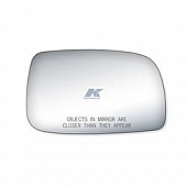 K-Source Exterior Mirror Glass Rectangular Power Single - 90205