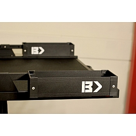 Bedslide Cargo Organizer - Universal Rectangular Aluminum - BSAMKB