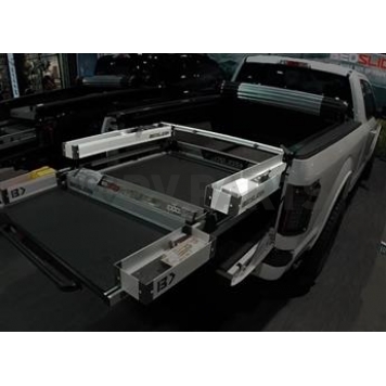 Bedslide Cargo Organizer - Truck Bed Rectangular Aluminum - BSASK