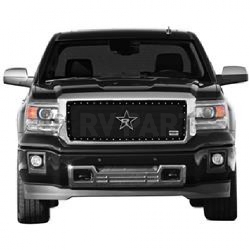 RBP (Rolling Big Power) Grille Insert - Black Steel Rectangular - 258211