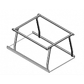 Cargo Glide Ladder Rack - Aluminum Pick-Up Rack Silver - CGCR-95