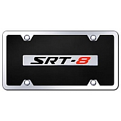 Automotive Gold License Plate - SRT-8 Acrylic - BSRT8CBK