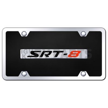 Automotive Gold License Plate - SRT-8 Acrylic - BSRT8CBK