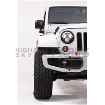 J.W. Speaker Tail Light Molding - Round Plastic Silver - 8200441