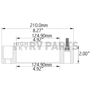 Coyote Wheel Accessories Wheel Adapter - 8170-8170H-E-2
