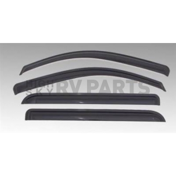 Black Horse Offroad Rainguard - Smoke Acrylic Set Of 4 - 14-VWJE