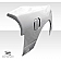 Extreme Dimensions Fender Flare - Black Fiberglass Primered Set Of 2 - 100864