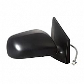 K-Source Exterior Mirror Electric OEM Black Single - 70621T