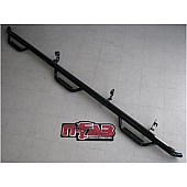 N-Fab Nerf Bar - Truck Wheel to Wheel Black Matte Textured Powder Coated Steel Round - T0498CC6TX