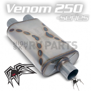 Black Widow Exhaust Venom 250-Series Muffler - BWSDV2-32