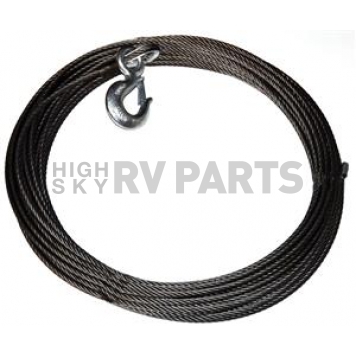Warn Winch Cable - 15100 Pounds 125 Feet Extra Improved Plow Steel - 23674