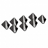 Pilot Automotive Fender Vent - Black ABS Plastic  Set Of 2 - CZ294B