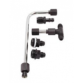 Quick Fuel Technology Carburetor Fuel Line - 34-600SL-BLKQFT