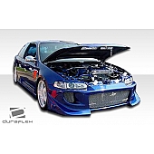 Extreme Dimensions Side Skirt - Primered Fiberglass Reinforced Plastic Black Set of 2 - 101097
