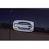 Putco Exterior Door Handle - Silver Chrome Plated ABS Plastic Set Of 4 - 400442