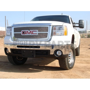 T-Rex Truck Products Grille Insert - Mesh Rectangular Polished Stainless Steel - 54207-1