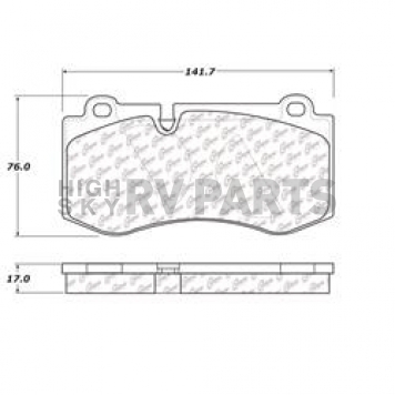 Stop Tech/ Power Slot Brake Pad - 104.12230