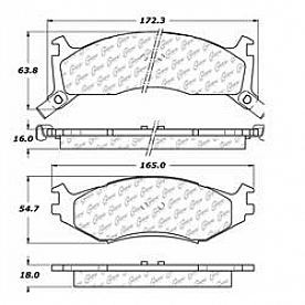 Stop Tech/ Power Slot Brake Pad - 106.05240