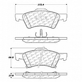 Stop Tech/ Power Slot Brake Pad - 104.08570