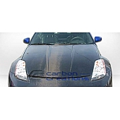Extreme Dimensions Hood - Gloss Carbon Fiber Black - 100501