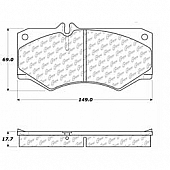 Stop Tech/ Power Slot Brake Pad - 104.09270