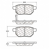 Stop Tech/ Power Slot Brake Pad - 106.13540