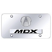 Automotive Gold License Plate - MDX Stainless Steel - DMDXPCC