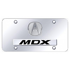 Automotive Gold License Plate - MDX Stainless Steel - DMDXPCC
