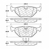 Stop Tech/ Power Slot Brake Pad - 103.03960