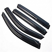 JSP Automotive Rainguard - Smoke Acrylic Set Of 4 - 218045