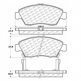 Stop Tech/ Power Slot Brake Pad - 300.06210