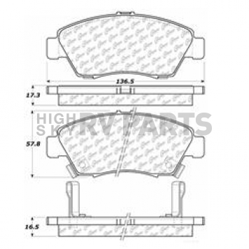 Stop Tech/ Power Slot Brake Pad - 300.06210