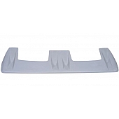 JSP Automotive Roof Visor - Primered Fiberglass Gray - 12152L