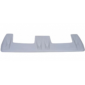 JSP Automotive Roof Visor - Primered Fiberglass Gray - 12152L