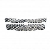 Coast To Coast Grille Insert - Chrome Plated Plastic - GI494