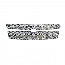 Coast To Coast Grille Insert - Chrome Plated Plastic - GI494