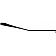 Help! By Dorman WindShield Wiper Arm 24-1/2 Inch Black Single - 42767