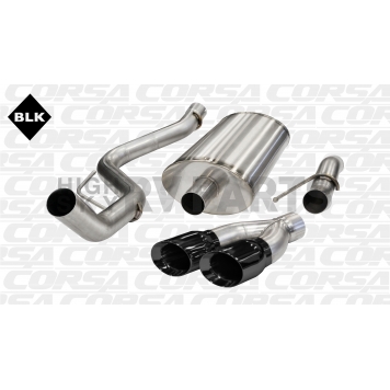 Corsa Performance Exhaust Cat Back System - 14388BLK