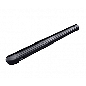 Romik USA Running Board Black Anodized Aluminum Stationary - 21343419