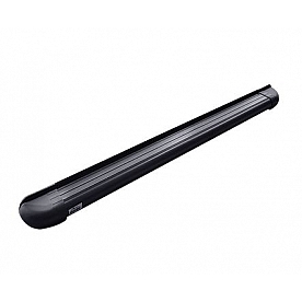 Romik USA Running Board Black Anodized Aluminum Stationary - 21343419