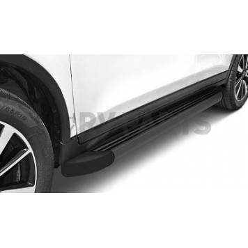 Romik USA Running Board Black Anodized Aluminum Stationary - 21343419-1