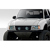 Extreme Dimensions Fender - Fiberglass Black Primered Set Of 2 - 108880